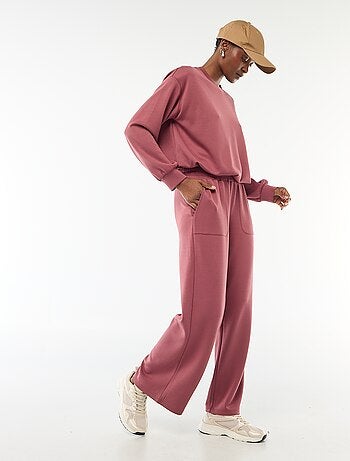 Sweat crop top effet boule