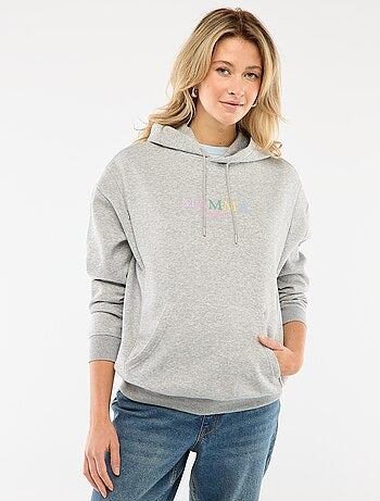 Sweat d'allaitement à capuche