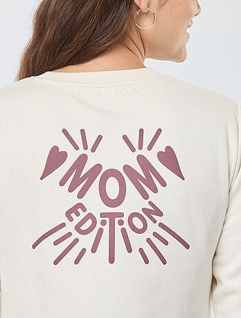 Sweat d'allaitement à message