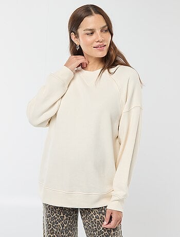 Sweat d'allaitement en molleton
