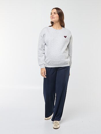 Sweat d'allaitement en molleton
