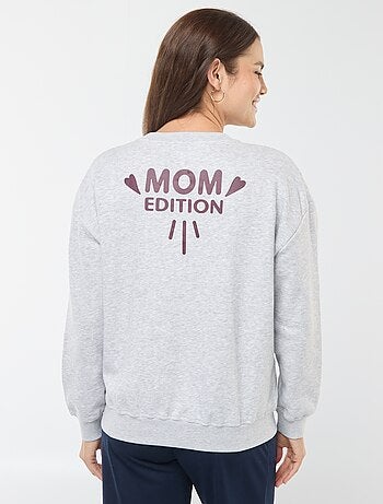 Sweat d'allaitement en molleton