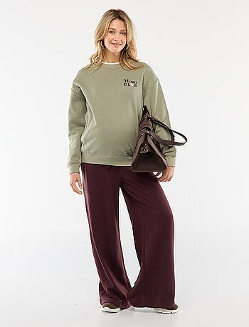 Sweat d'allaitement en molleton