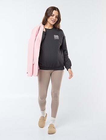 Sweat d'allaitement en molleton