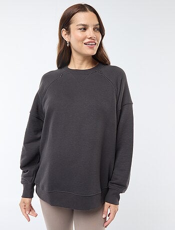 Sweat d'allaitement en molleton