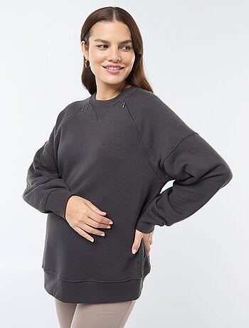 Sweat d'allaitement en molleton