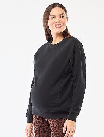 Sweat d'allaitement en molleton