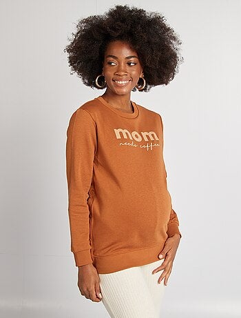 Sweat d'allaitement imprimé