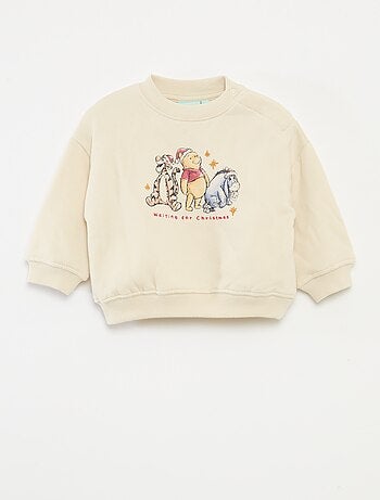 Sweat de Noël imprimé 'Disney' 'Winnie' en coton
