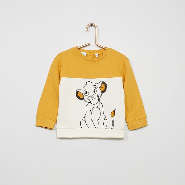 Sweat Disney Style Color Block Bebe Garcon Jaune Kiabi 10 00 Sweat Disney Style Color Block Bebe Garcon Jaune Kiabi 10 00