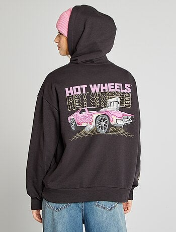 Sweat en molleton 'Hot Wheels' à capuche