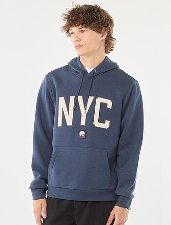 Sweat en molleton imprimé à capuche