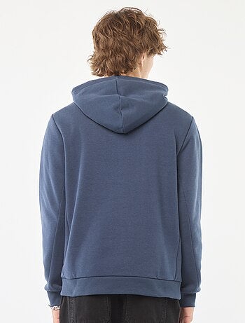 Sweat en molleton imprimé à capuche