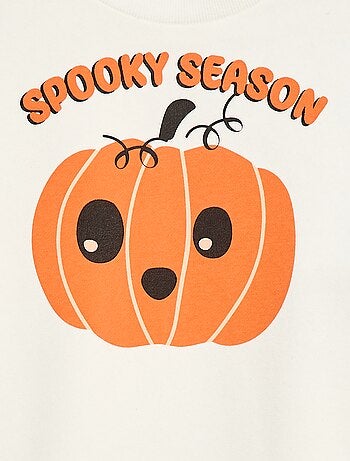 Sweat en molleton imprimé 'Halloween'
