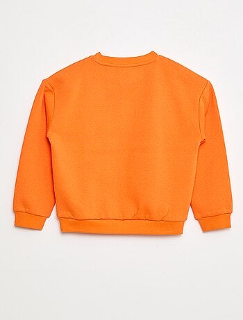 Sweat en molleton imprimé 'Halloween'