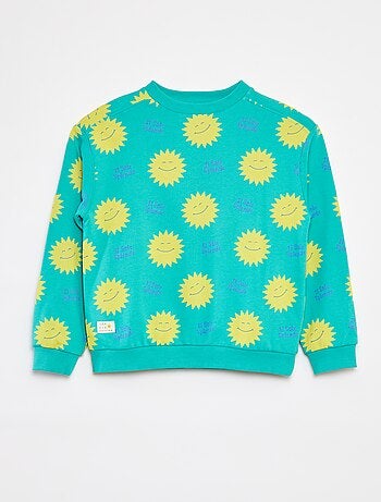 Sweat en molleton léger à motif