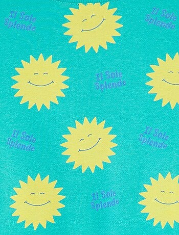 Sweat en molleton léger à motif