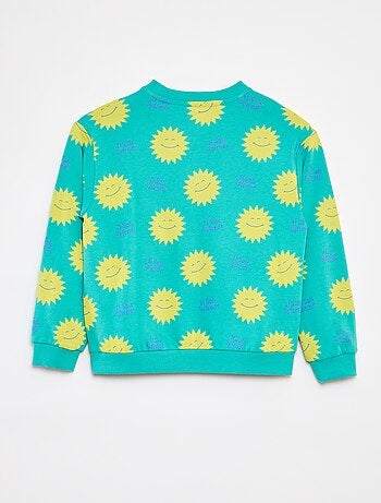 Sweat en molleton léger à motif