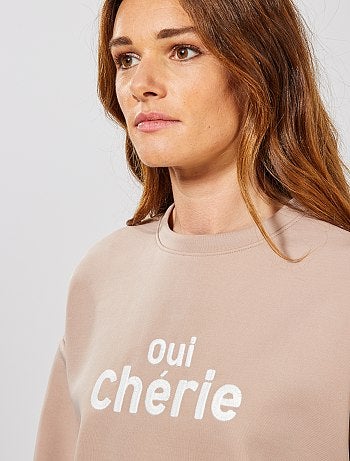 Sweat en néoprène brodé - Kiabi