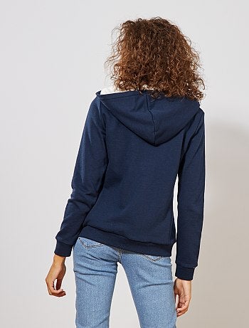 Sweat fourré à capuche - Kiabi