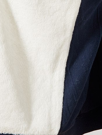 Sweat fourré à capuche - Kiabi