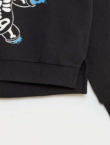 Sweat halloween 'Disney' 'Stitch' en coton