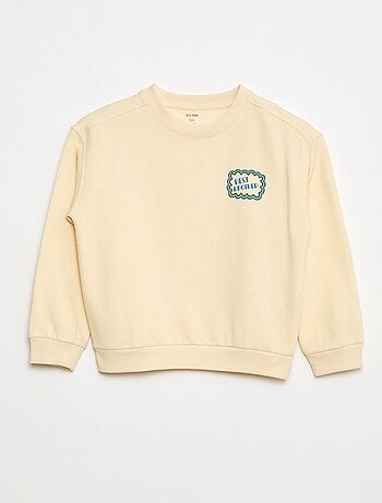 Sweat imprimé en coton