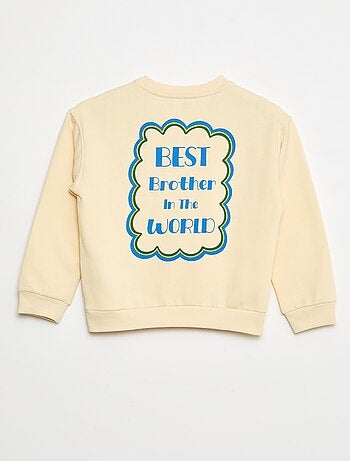 Sweat imprimé en coton
