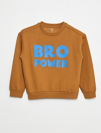 Sweat imprimé en coton