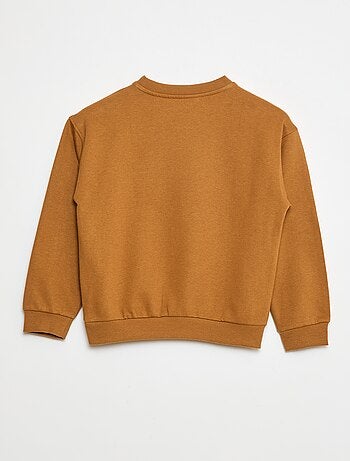 Sweat imprimé en coton