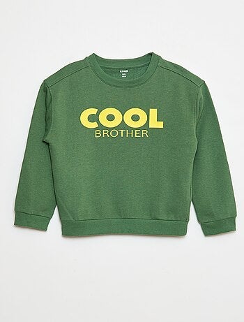 Sweat imprimé en coton