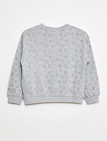 Sweat imprimé 'Mario' en coton