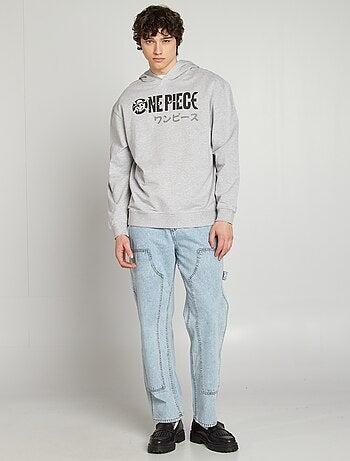 Sweat imprimé 'One Piece' en molleton