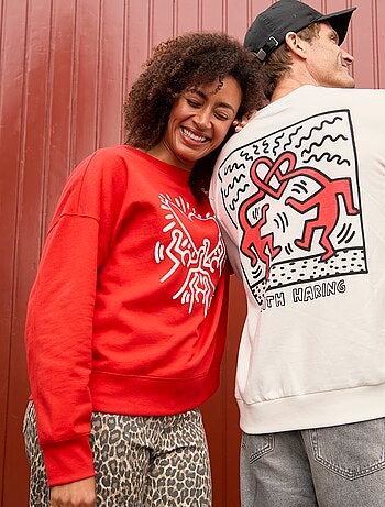 Sweat 'Keith Haring' - Saint-valentin