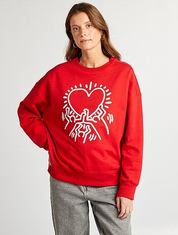 Sweat 'Keith Haring' - Saint-valentin