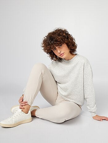 Sweat long en molleton léger