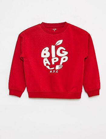 Sweat loose avec imprimé