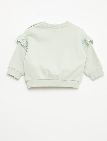 Sweat 'Minnie' 'Disney' avec volants aux emmanchures