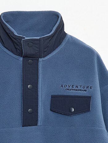 Sweat polaire col montant