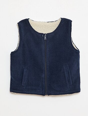 Sweat sans manches réversible