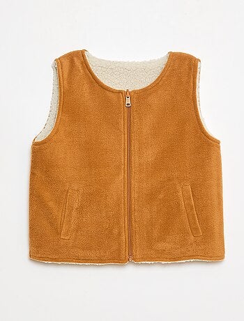 Sweat sans manches réversible