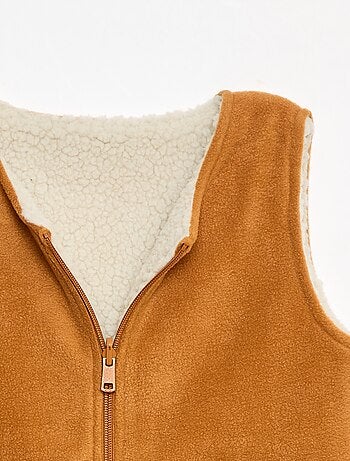 Sweat sans manches réversible