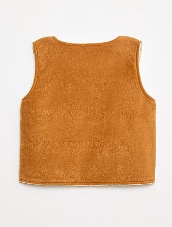 Sweat sans manches réversible