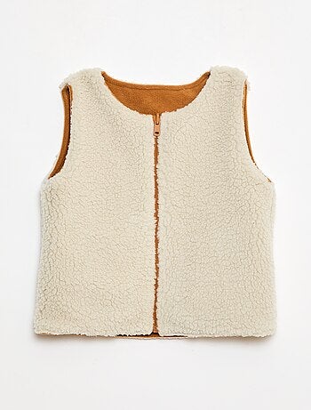 Sweat sans manches réversible