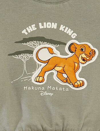 Sweat 'Simba' 'Disney' imprimé en relief