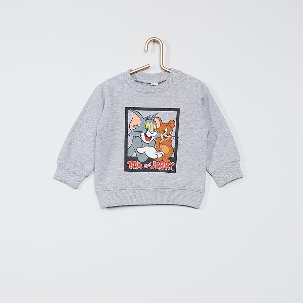 Sweat Tom Et Jerry Bebe Garcon Gris Chine Kiabi 12 00