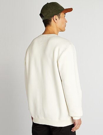 Sweat uni col rond