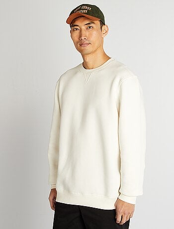 Sweat uni col rond