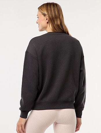 Sweat uni en molleton chaud