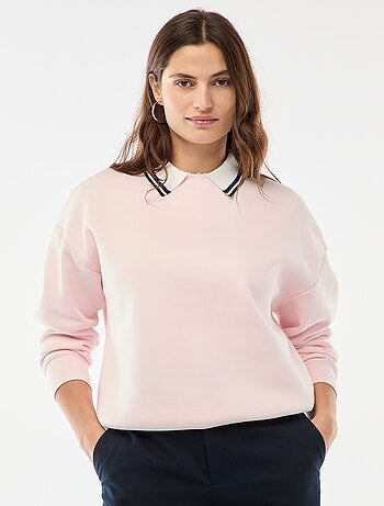 Sweat uni en molleton chaud